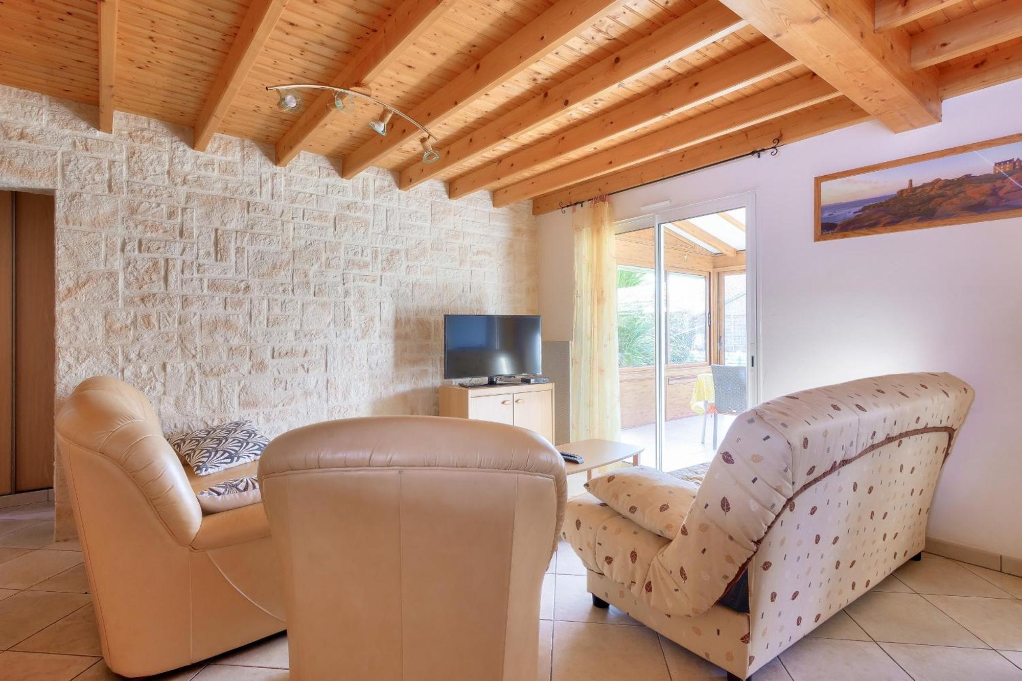 Maison Pour 8 - 5Min De La Plage - Jardin & Veranda Longeville-sur-Mer Extérieur photo