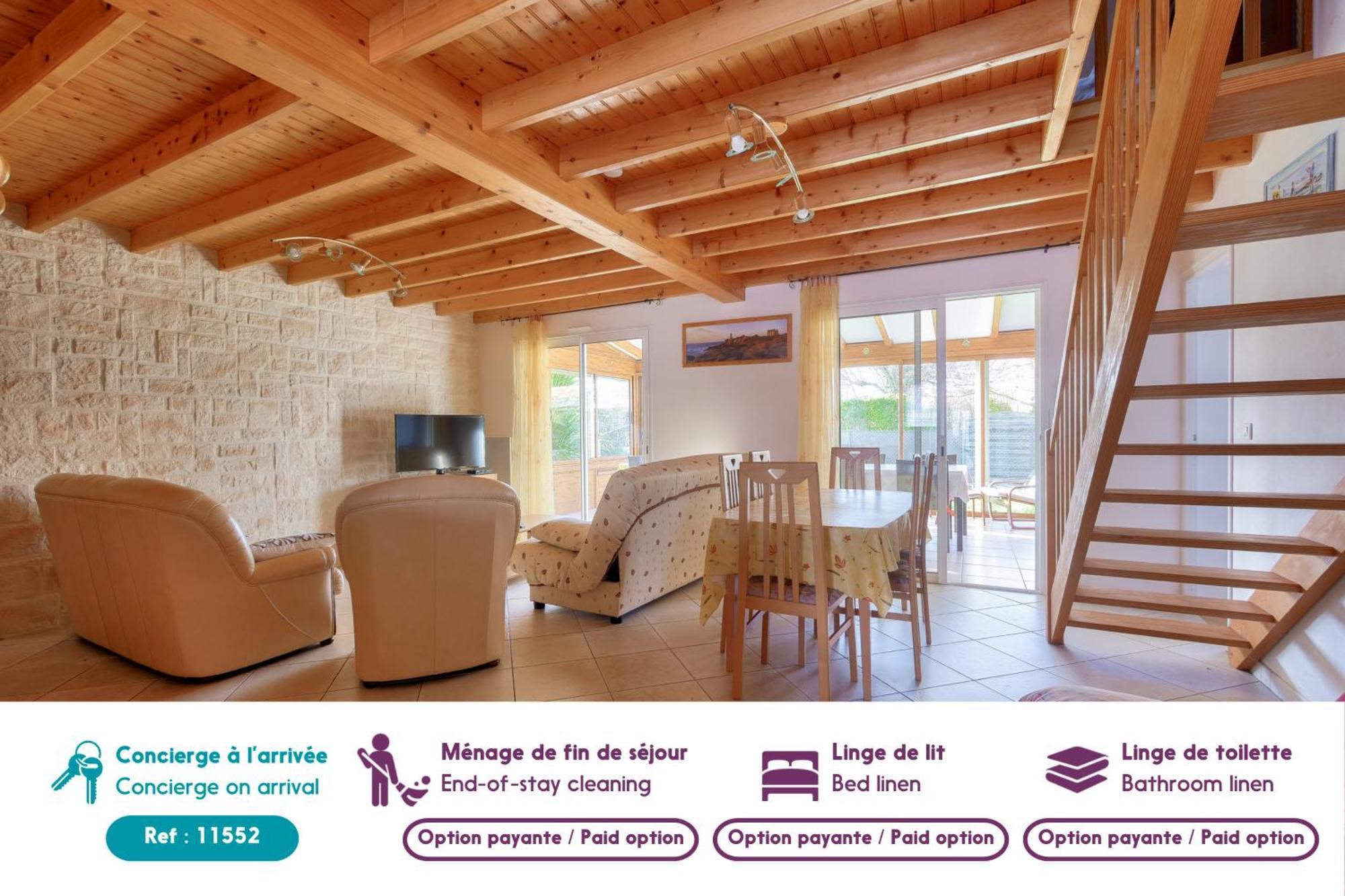 Maison Pour 8 - 5Min De La Plage - Jardin & Veranda Longeville-sur-Mer Extérieur photo